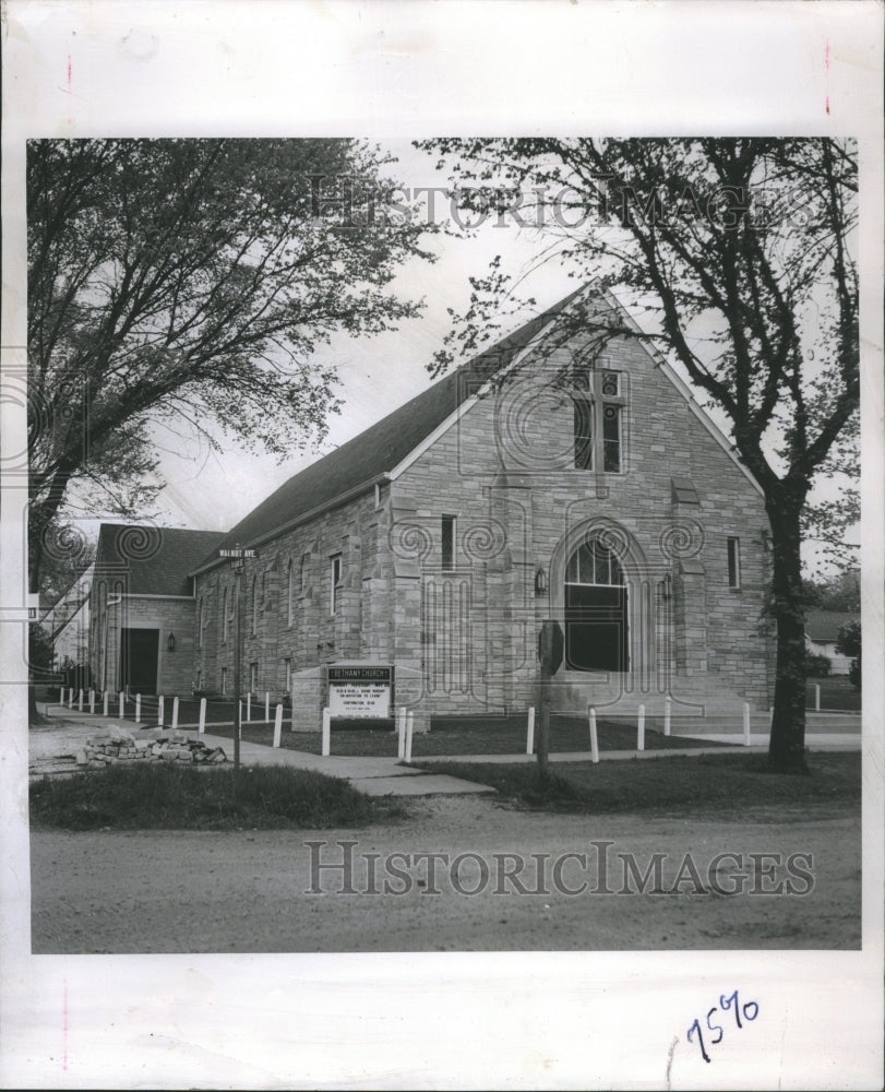 1956 Bethany Brethren Church Itasca Sunday - Historic Images