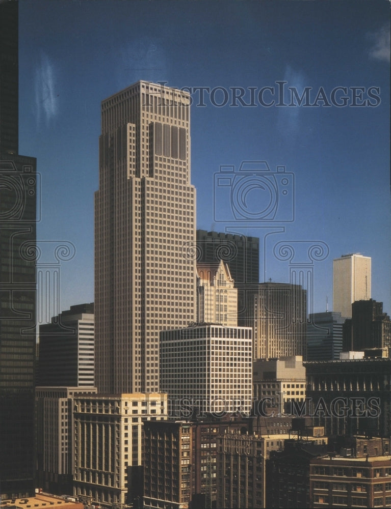 1990 Press Photo 65 Story Franklin Center Sears Tower - Historic Images