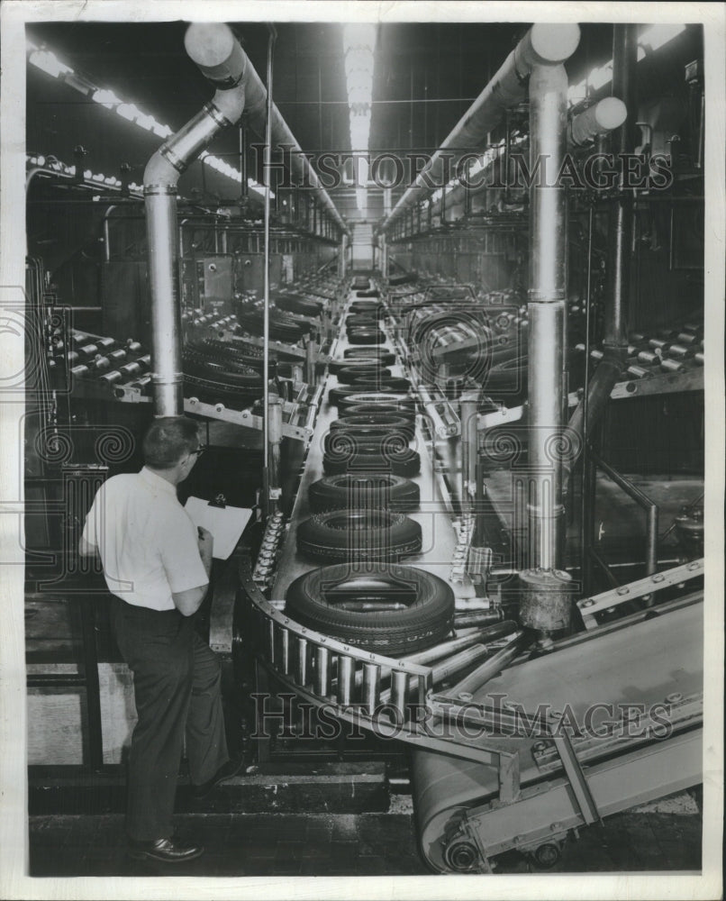 1964 Decatur Firestone Plant Millions Tires - Historic Images