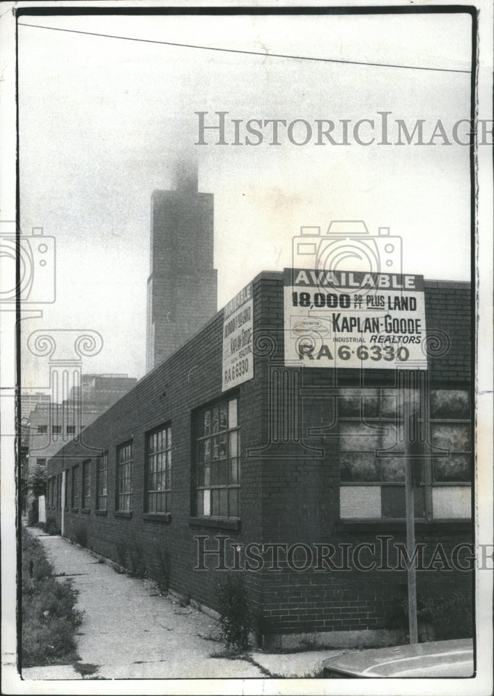 1976 Vacant Urban Factory Industry Chicago - Historic Images