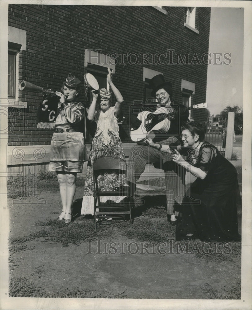 1947 Grandmothers have Own Band - Historic Images
