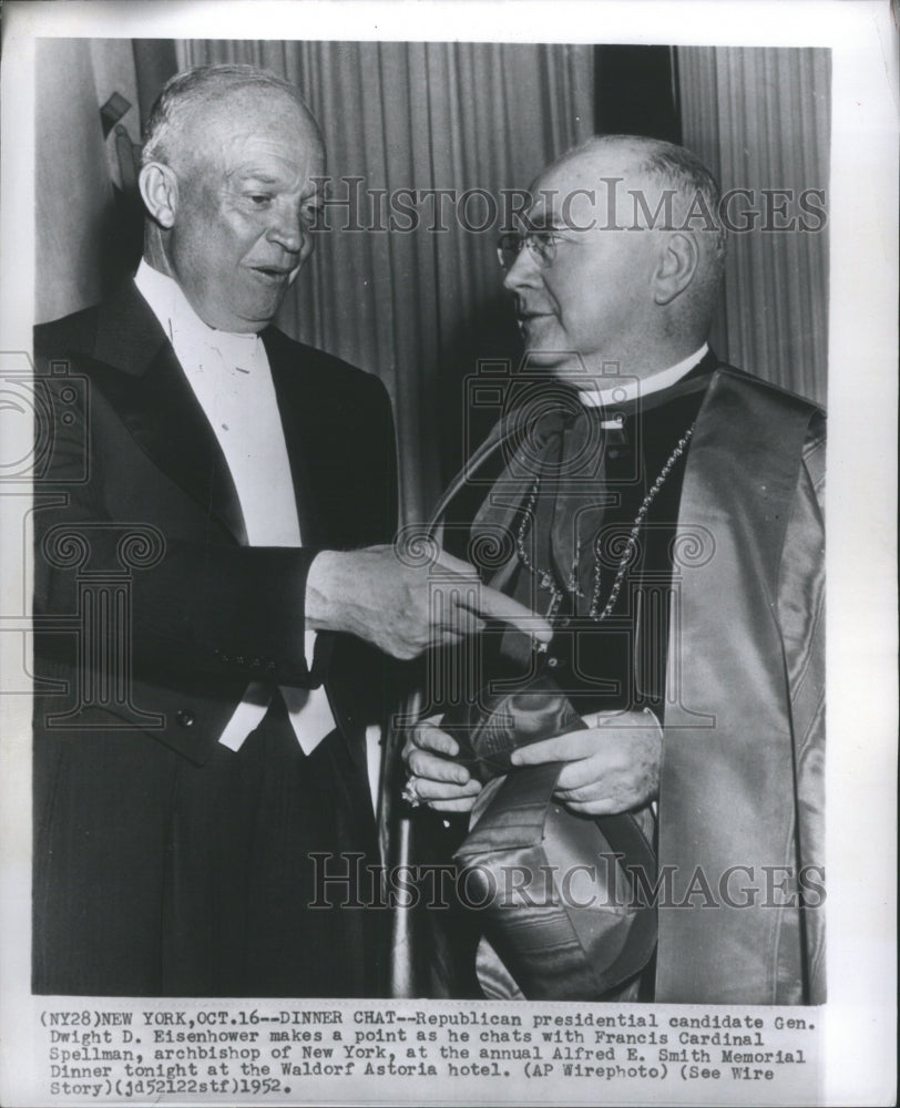 1952 Cardinal Senior Catholic Church Pope - Historic Images