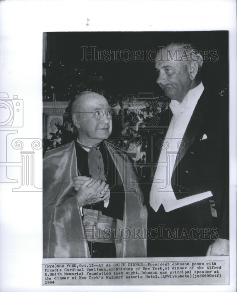 1964 Francis Joseph Cardinal Spellman - Historic Images