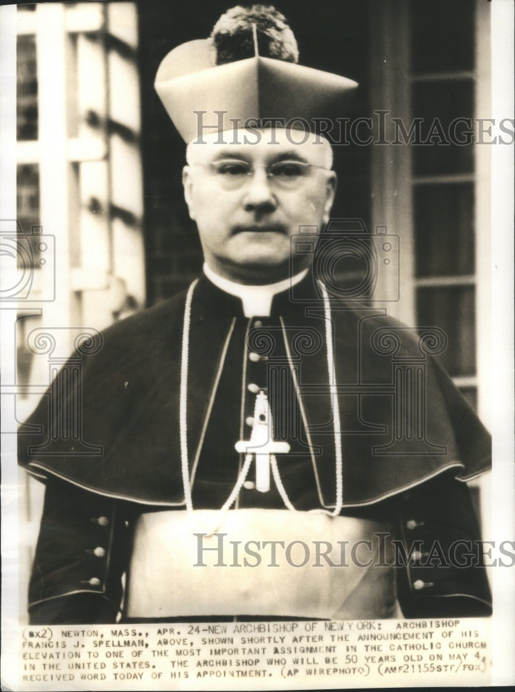 1939 New Archbishop of New York - Historic Images