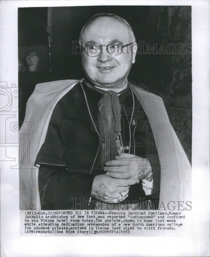 1953 Francis Joseph Cardinal Spellman - Historic Images