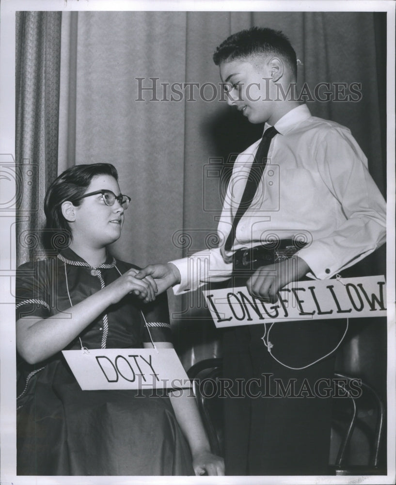 1954 Spelling Bee Layla Pearl Richard - Historic Images