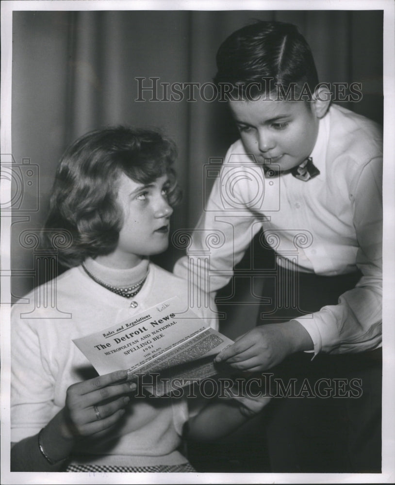 1953 National Spelling Bee United Kingdom A - Historic Images