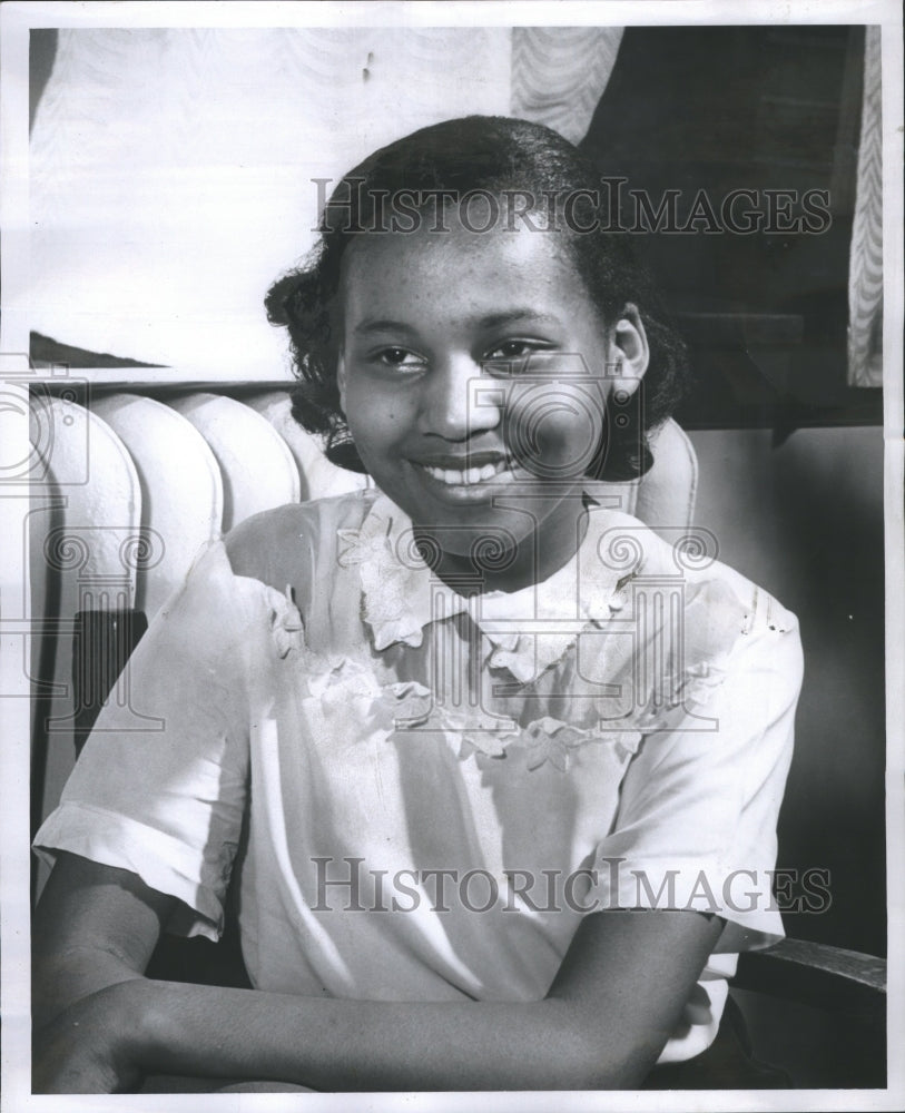 1952 Spelling Bee Contestant Sharon Woods - Historic Images