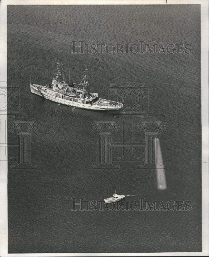 1973 Oil Skimmers US Coast Gaurd Ocean - Historic Images