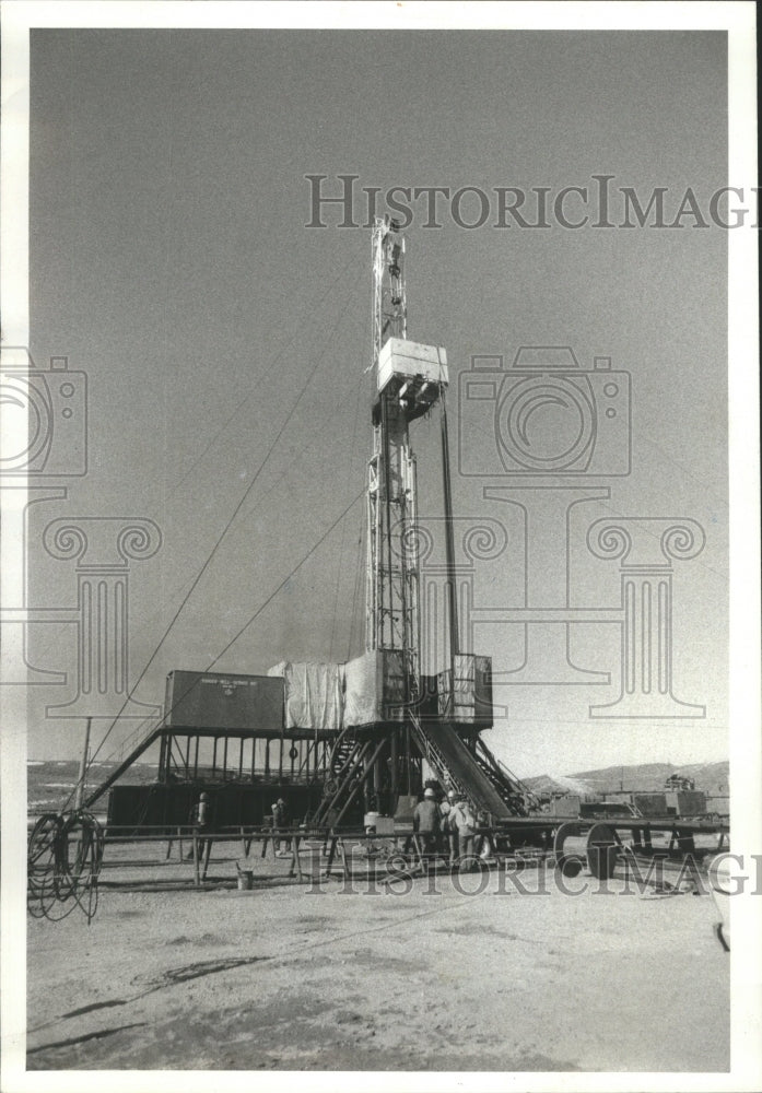 1980 Drilling Whitney Canyon Gas - Historic Images