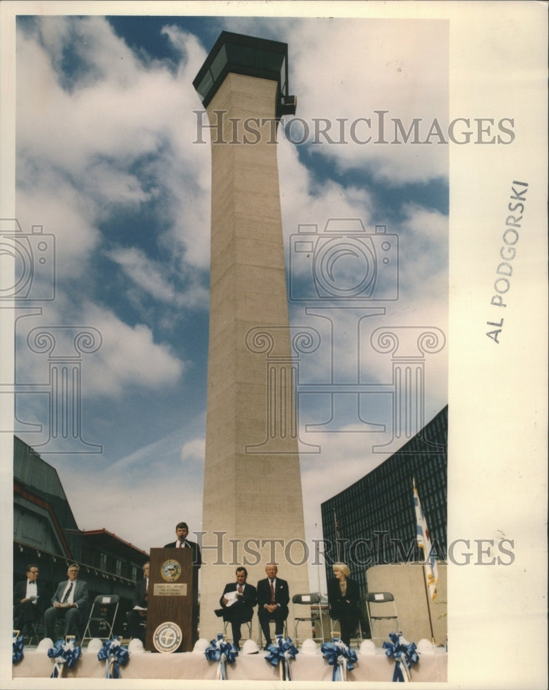 1993 Traffic Tower O Hare International Air - Historic Images