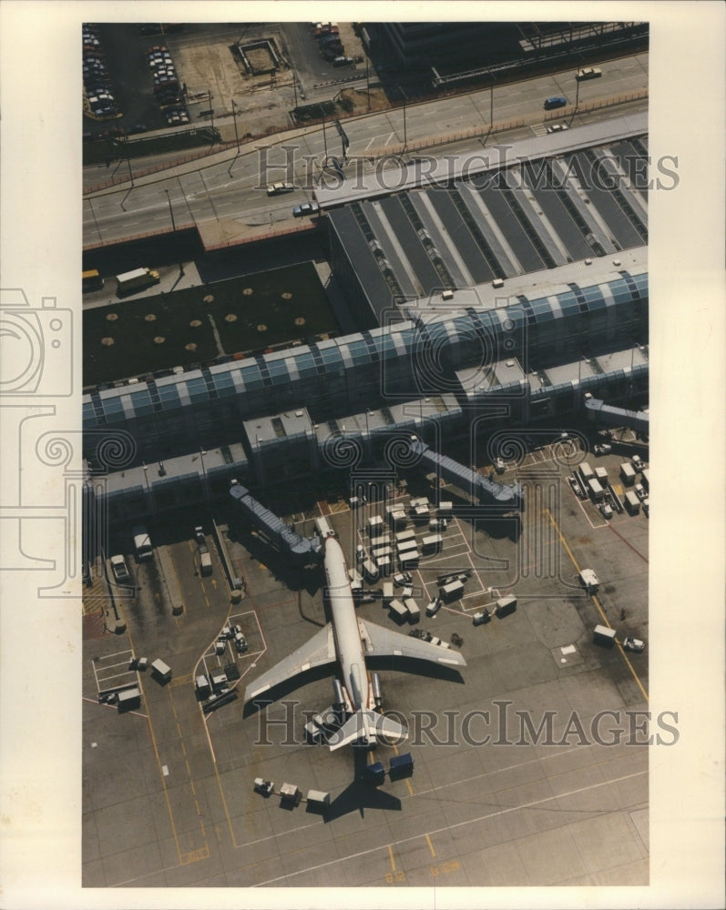 1995 Chicago Airport Corner United States - Historic Images