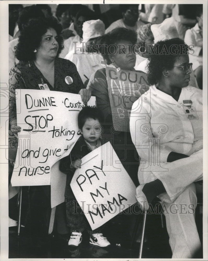 1988 Granada Emilio Maria Nurses Strike - Historic Images