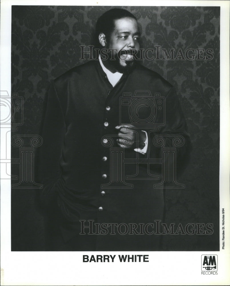 1996 Barry White Grammy Award Singer - Historic Images