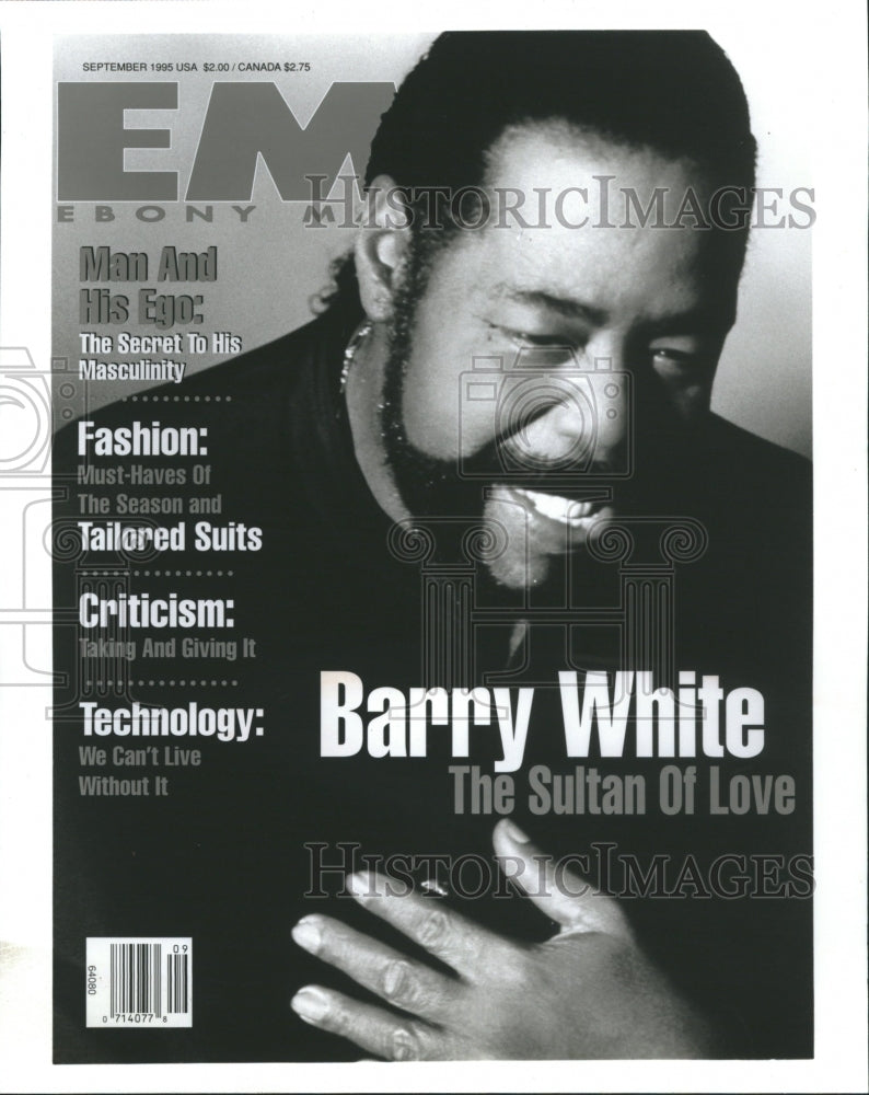  Barry White Singer Songwriter Record Produc - Historic Images