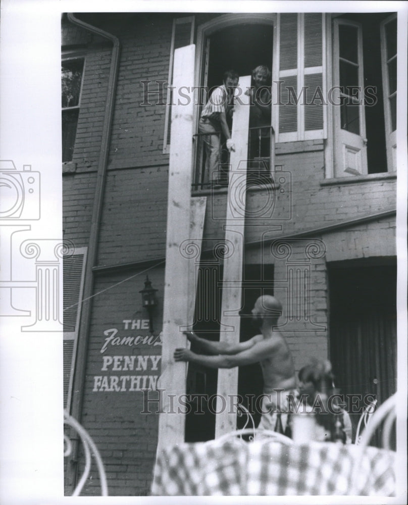 1966 Tienagers Work Famous Penny Earthing - Historic Images