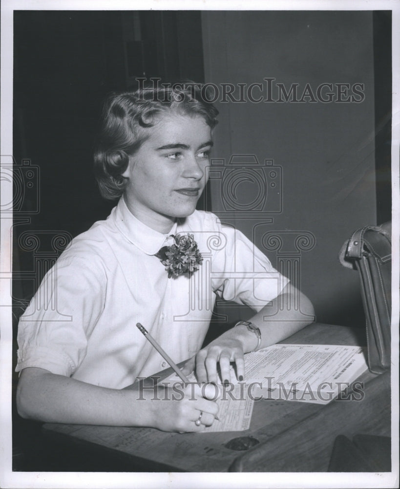 1957 Denby HS Geraldine Haslett - Historic Images
