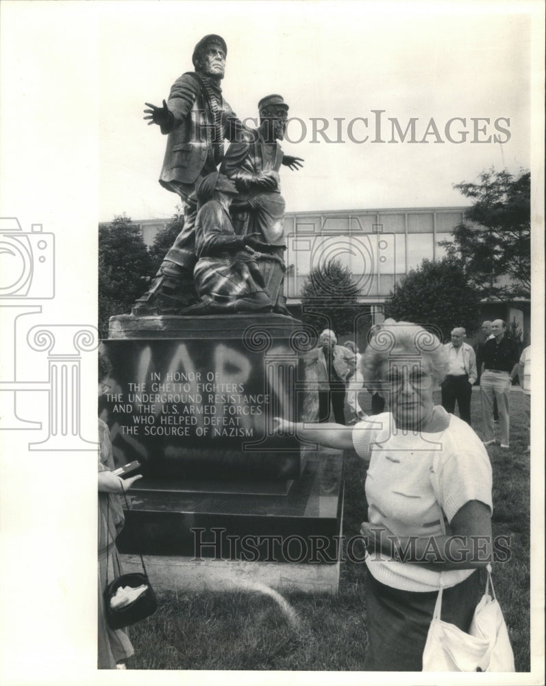 1987 Rachel Whiteread English Artist Cast - Historic Images