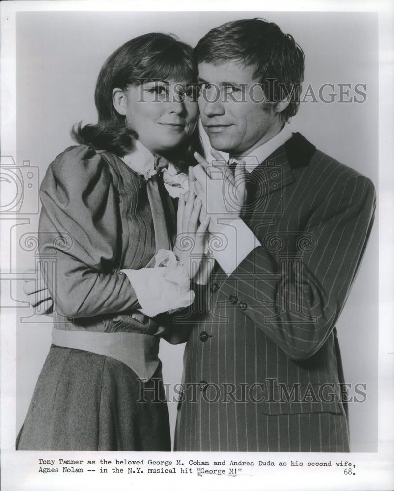 Press Photo Tony Tanner and Audrea Duda in George M - Historic Images