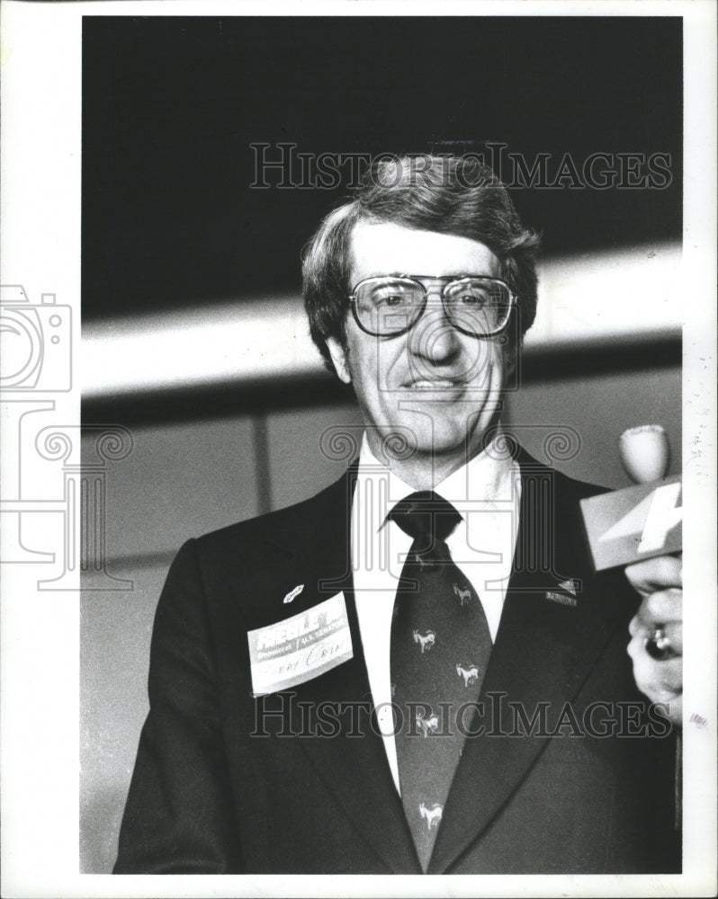 1984 Man Microphone Suit - Historic Images