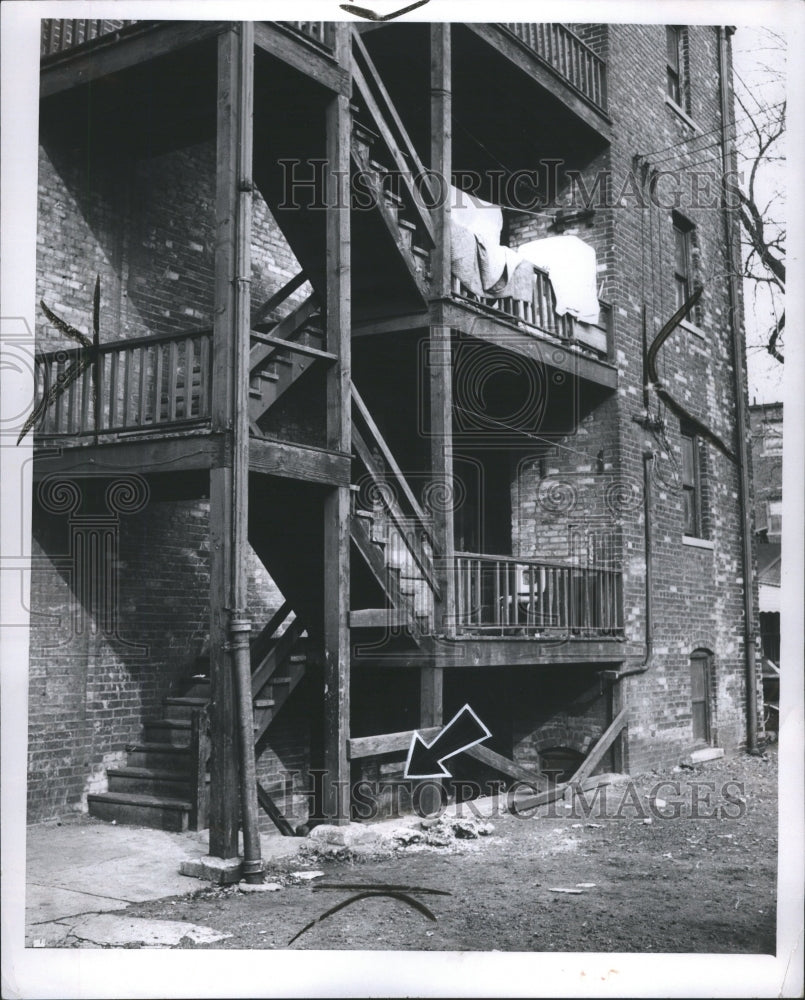 1965 Building Stairs - Historic Images
