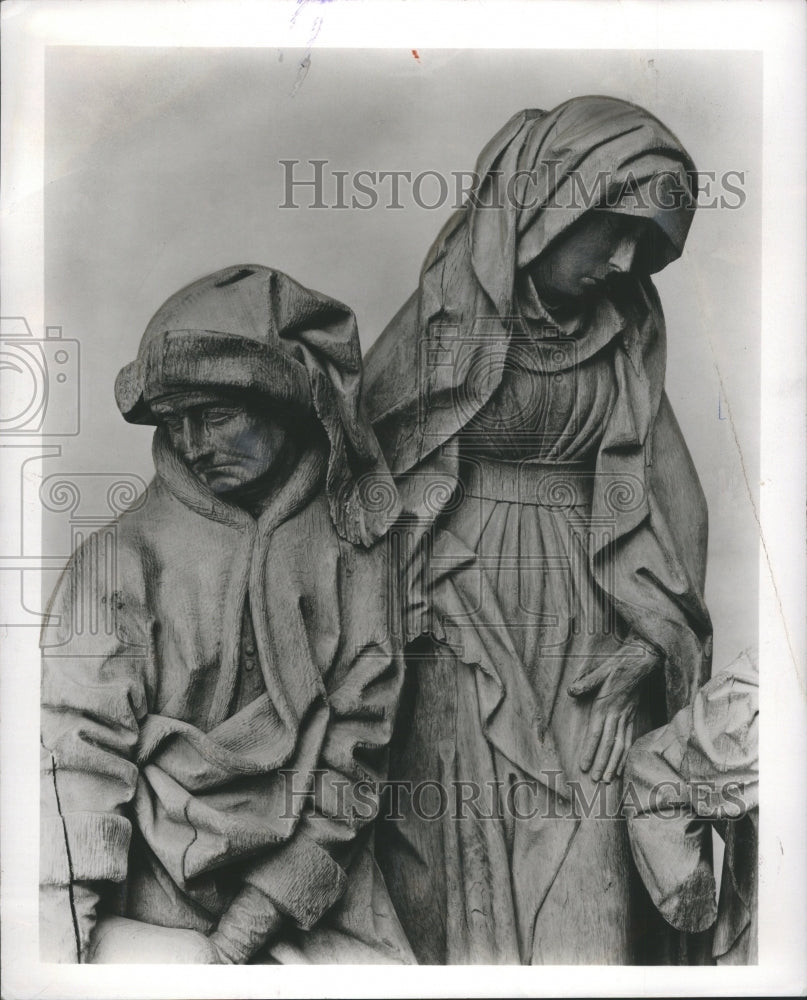 1962 Statues Detroit Institute of Arts - Historic Images