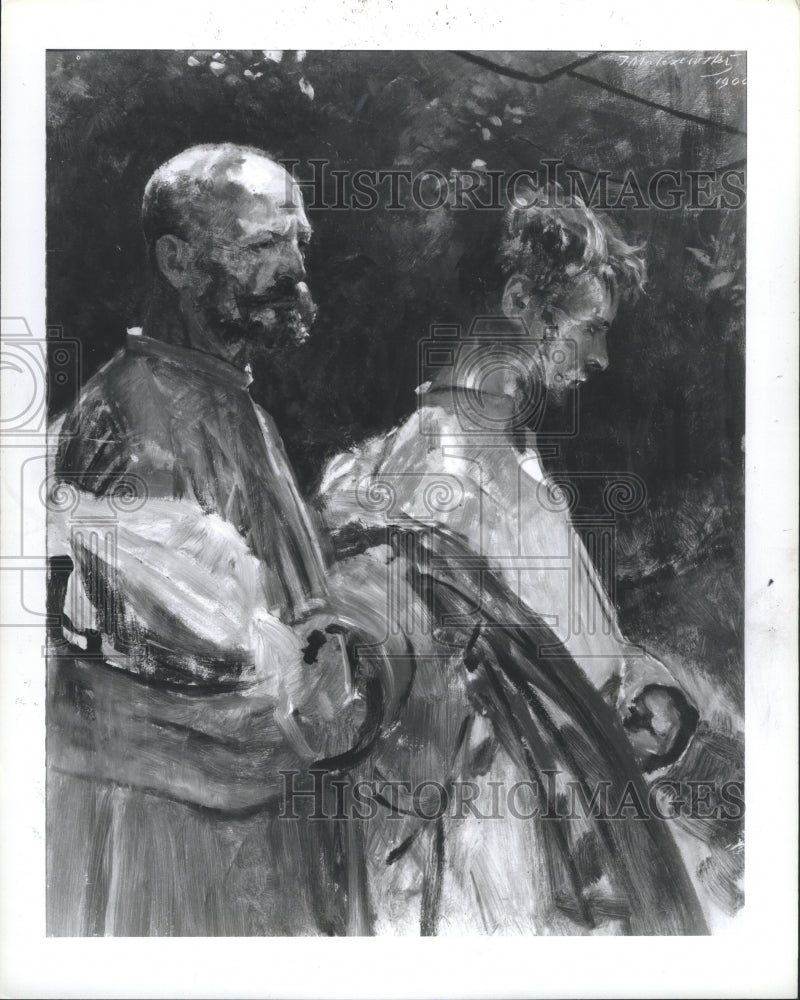 1985 Jack Malczewski Two Generations - Historic Images