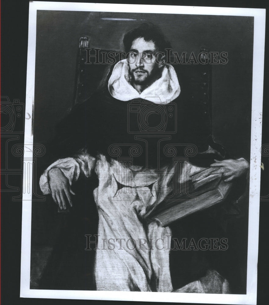 1982 El Greco Fray Hortensio Felix - Historic Images