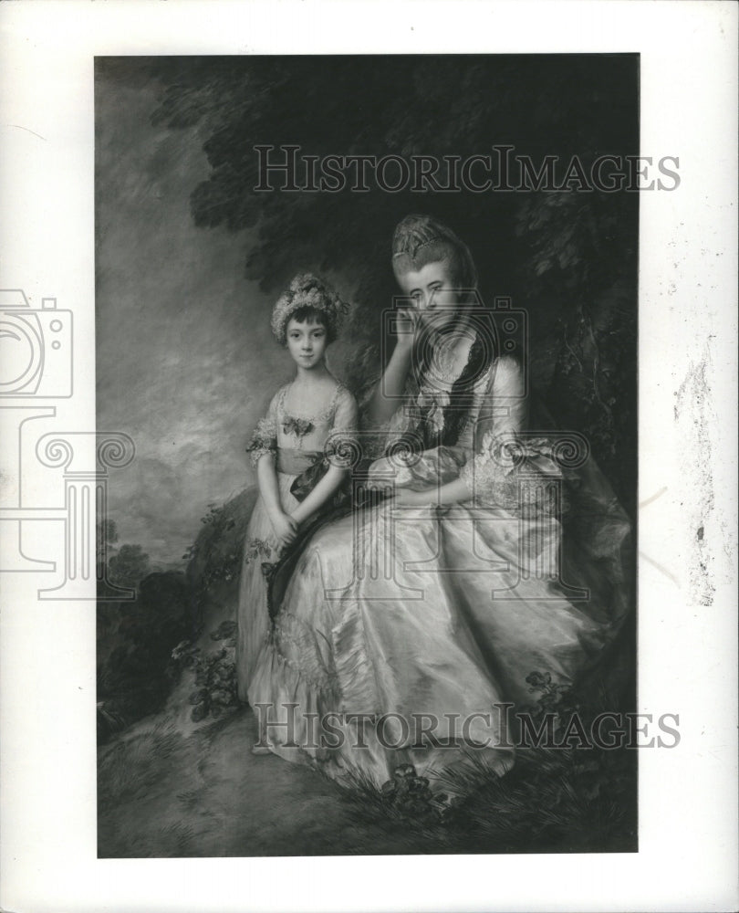 1984 Thomas Gainsborough Countess Sussex - Historic Images