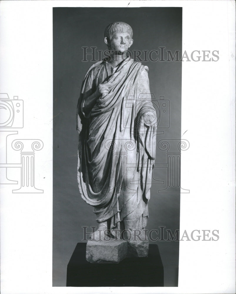 1982 Togate Statue of Youth Nero Roman - Historic Images