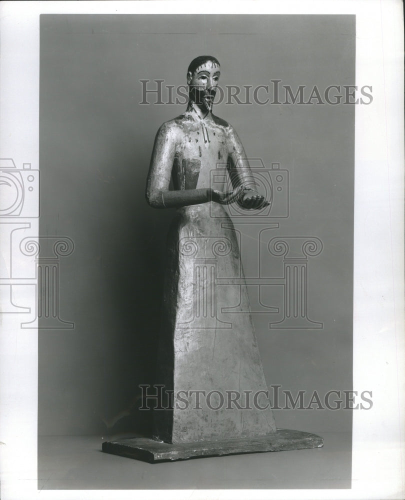 1958 Sculpture of Christ Mexican - Historic Images