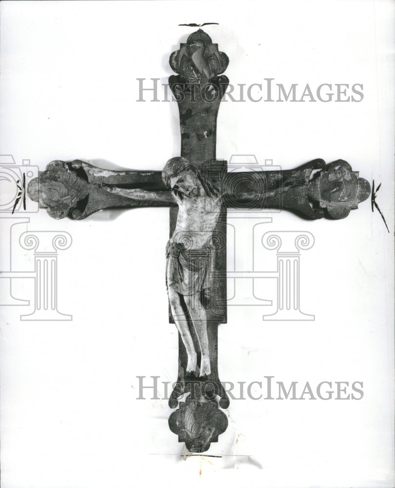 1959 Crucifix, Christ on a cross - Historic Images