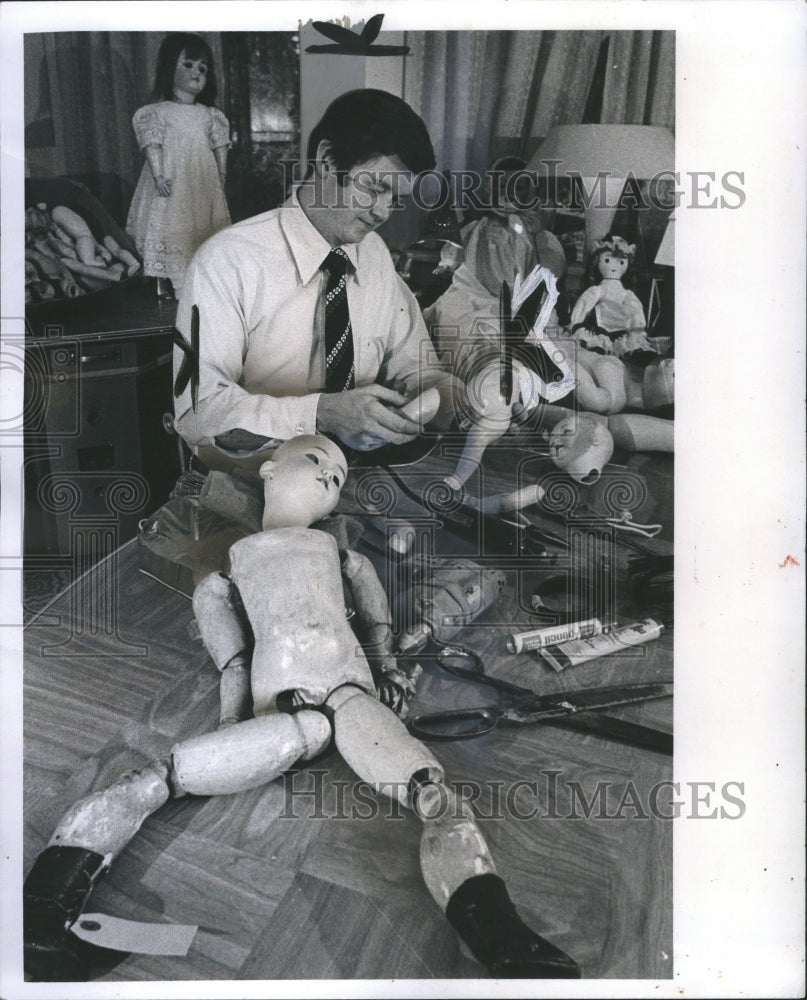 1973 Doll Model Human Bieng Toy - Historic Images