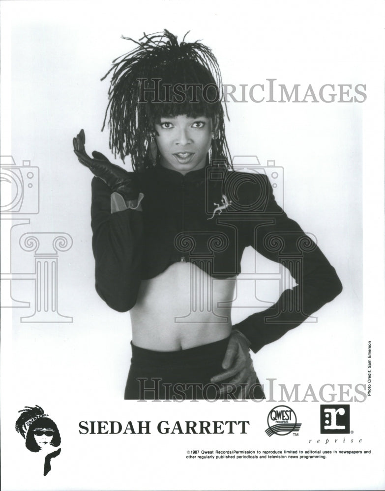 1988 Singer Siedah Garrett Ameican Song - Historic Images