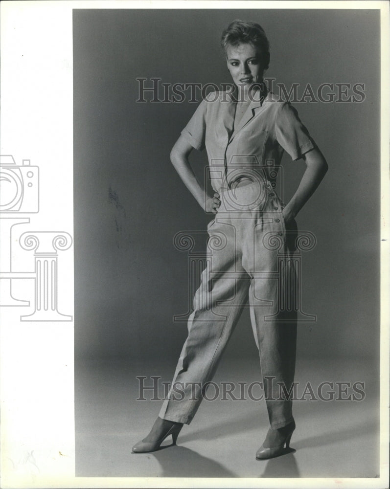 1984 Costume Fabric Fancy Dress WearFashion - Historic Images