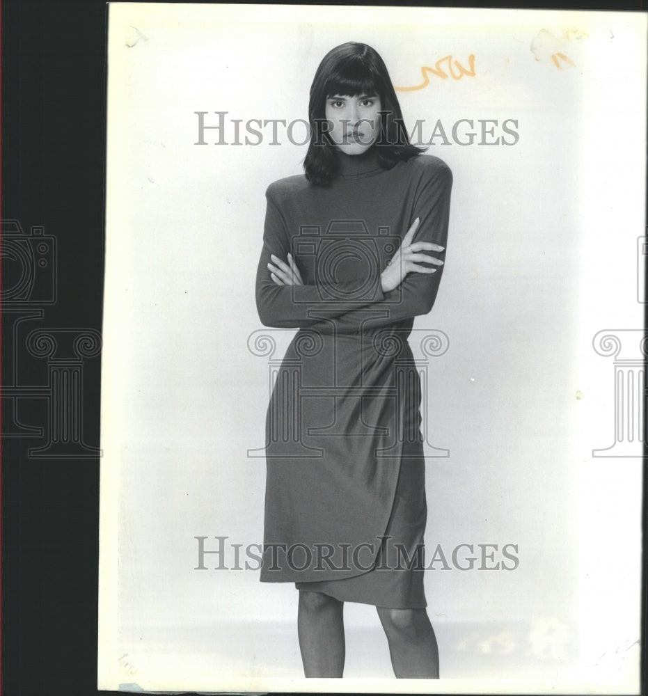 1986 Costume Fabrics Study Fashion Fancy - Historic Images