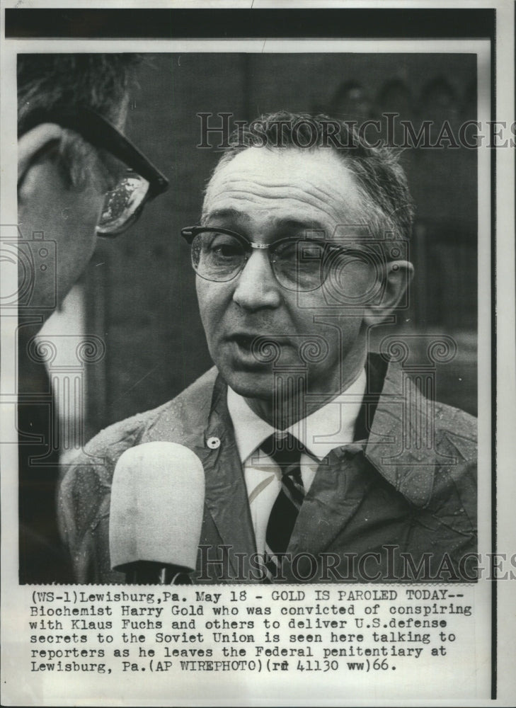 1966 Press Photo Harry Gold Biochemist Soviet Union - RRR65013 - Historic Images