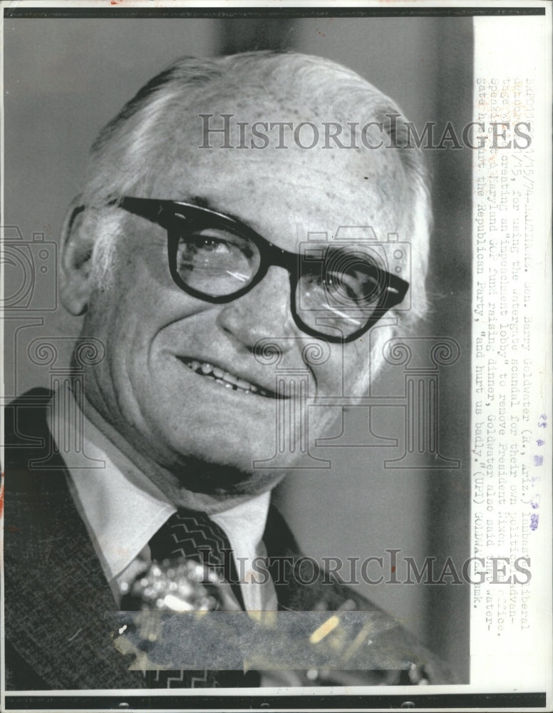 1974 Barry Morris Goldwater - Historic Images