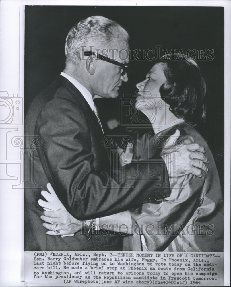 1964 Sen. Barry Goldwater Press Photo - Historic Images