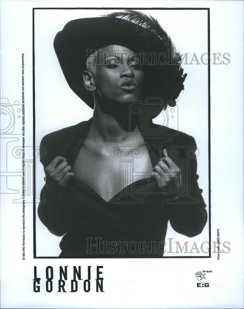 1993 Lonnie Gordon Entertainer ERG Records - Historic Images