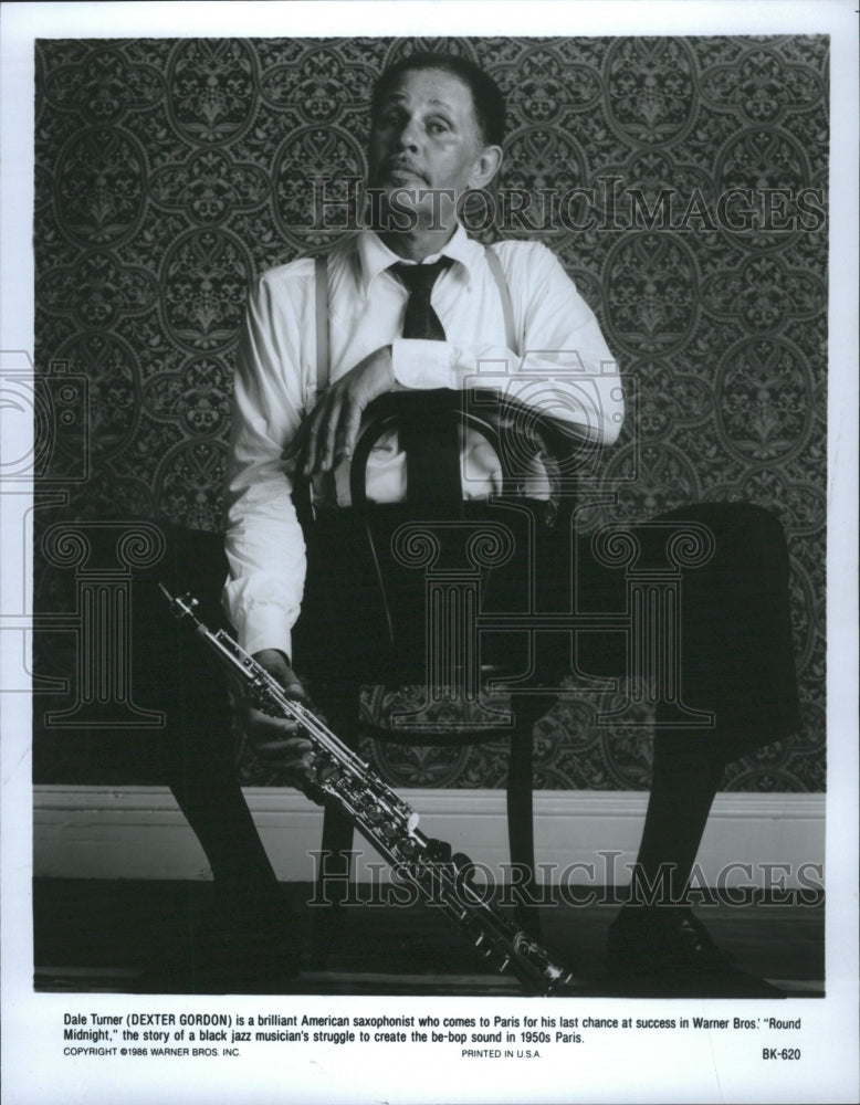 1987 Dexter Gordon Saxophonist - Historic Images