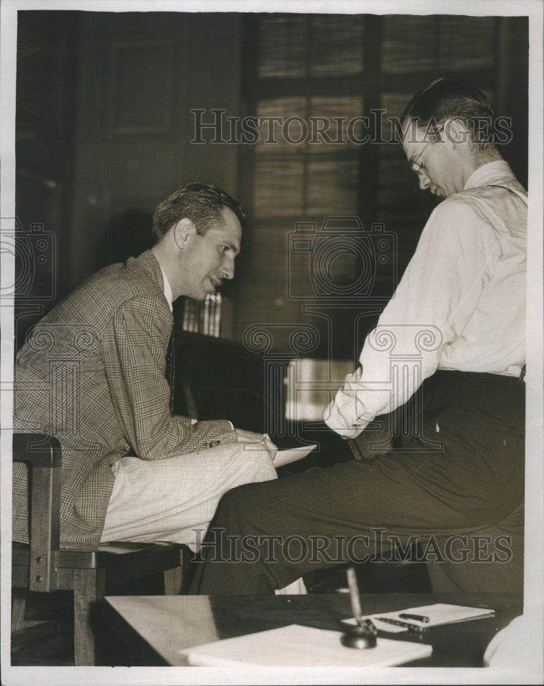 1937 Robert M Gertman Man Beat Riot - Historic Images