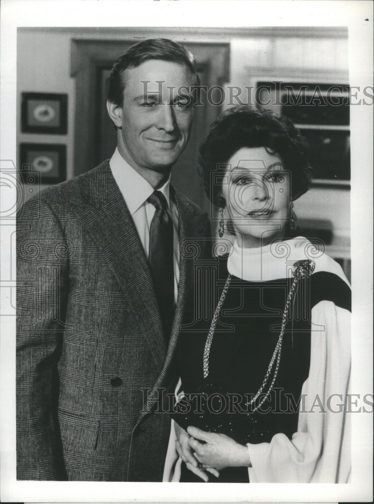 1985 Actress Ava Gardner,CBS-Knots Landing - Historic Images