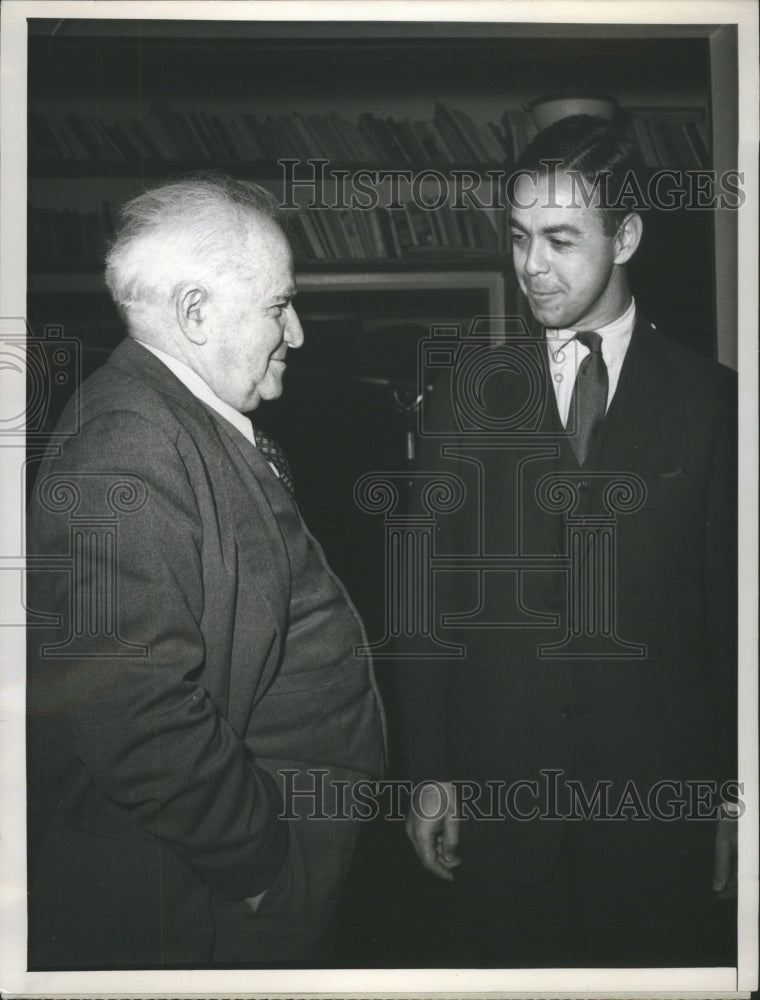 1957 David Ben-Gurion Israel Prime Minister - Historic Images