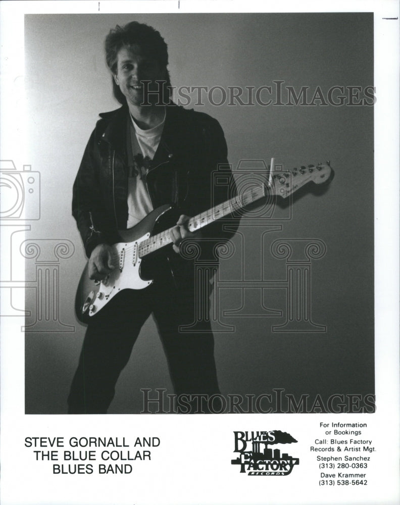 1991 Steve Gornall,Blue Collar Blues Band - Historic Images