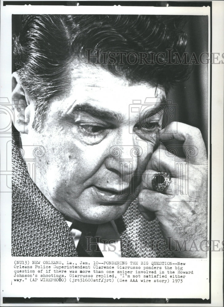 1973 Clarence Giarrusso Press Photo - Historic Images