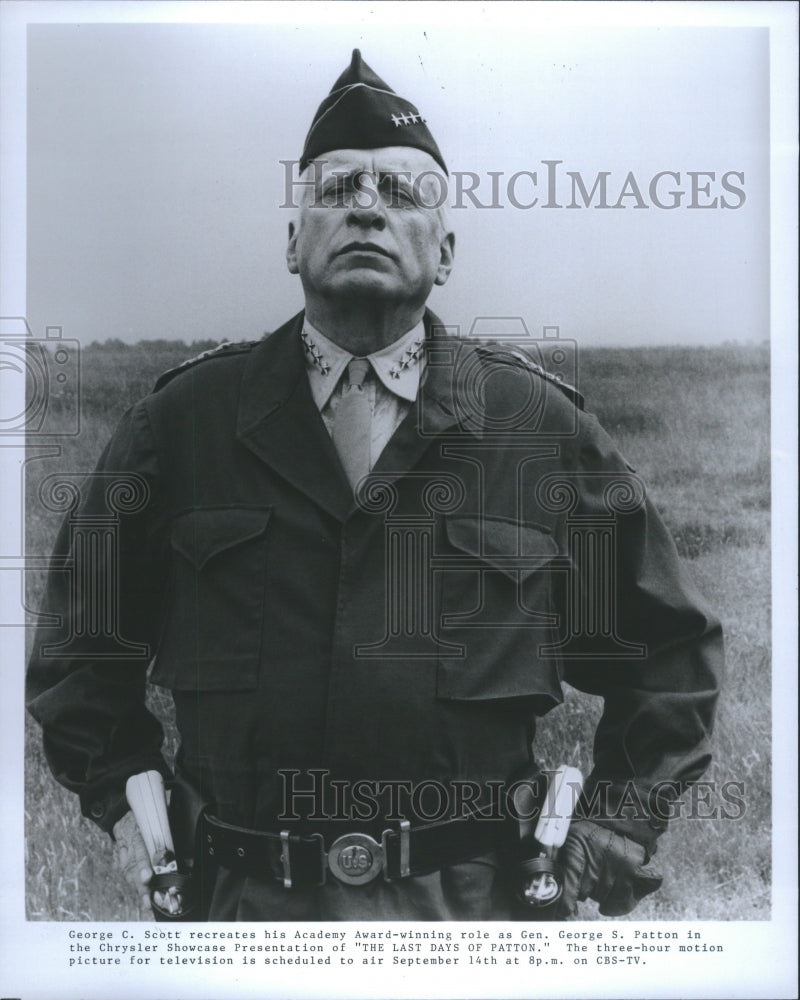 1986 Geroge C Scott Last Days of Patton - Historic Images