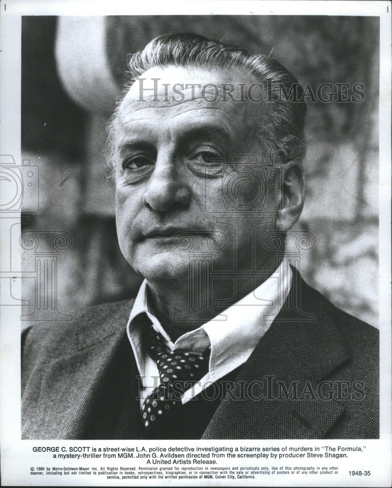 1987 George C Scott - Historic Images