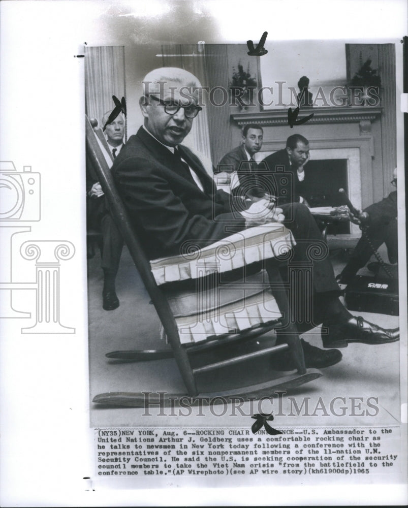 1965 Arthur J. Goldberg U.S. Ambassador - Historic Images