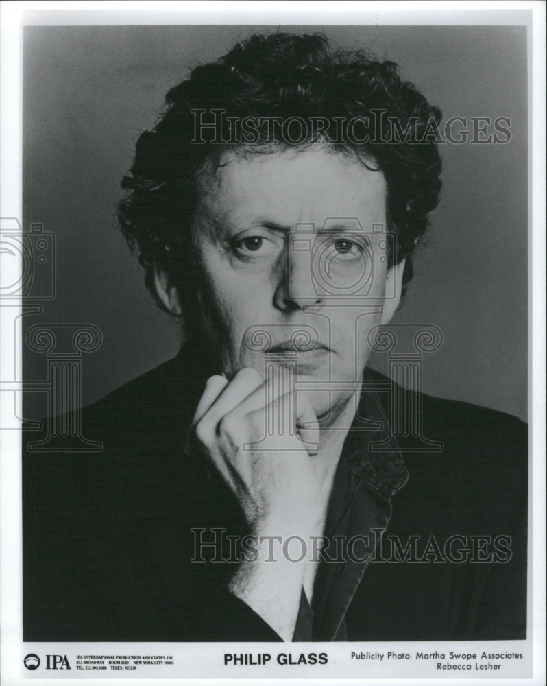 1990 Philip Glass  - Historic Images